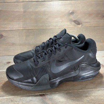 nike air max impact 4 mens size 9.5 shoes black athletic running sneakers