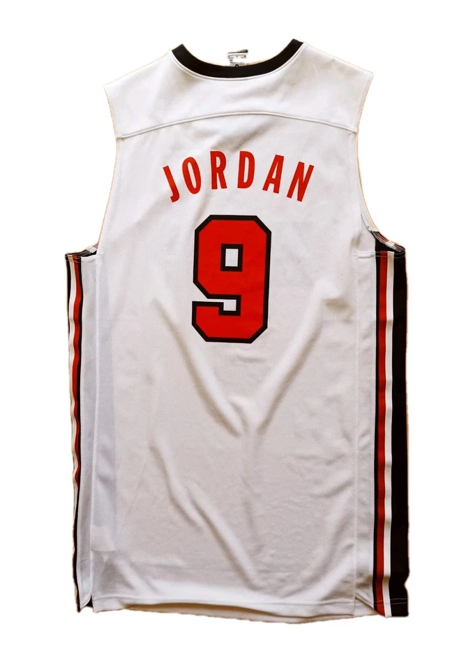 Maillot Michael Jordan Nike Dream Team USA 1992 Throwback Olympics blanc M - Photo 3/4