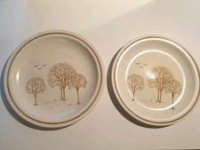 Churchill England Teller 2er Set- Baummotiv - Vintage- Porzellan