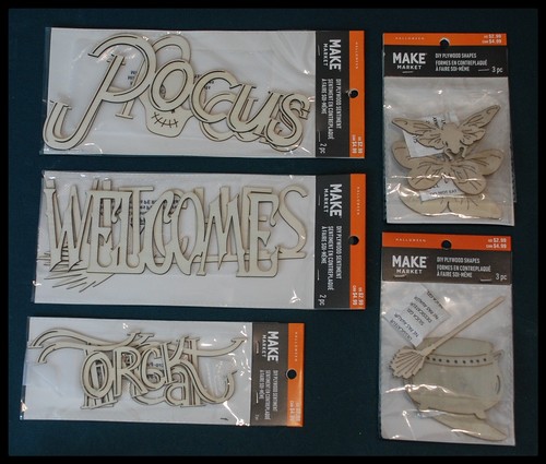 Michael's Make Market Halloween Plywood Bundle – DIY Decor | 5 Sets | 13 Pieces - Picture 2 of 2