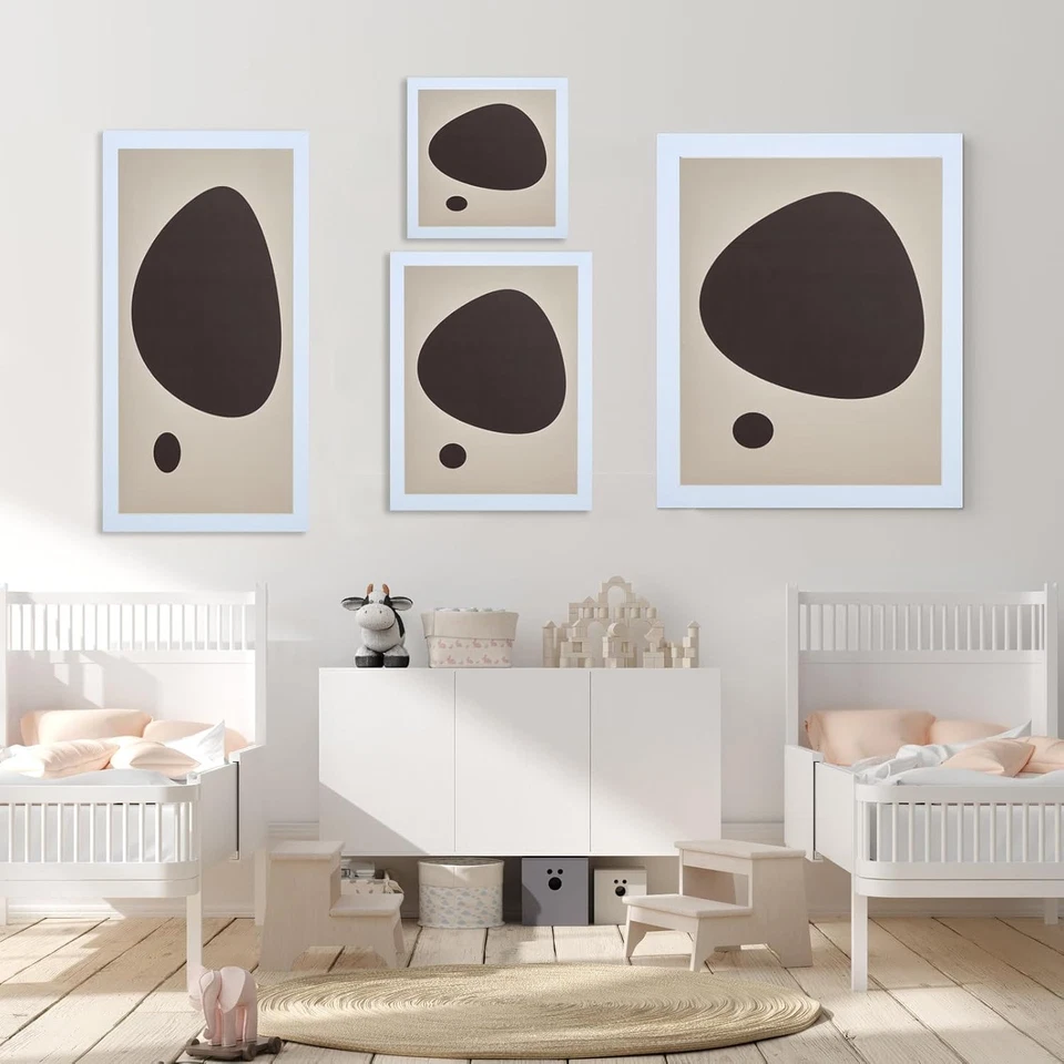 12 X 15 картина рамка белый набор из 3, деревянная рамка 15 X 12 стены галерея плакат фото  - Изображение 4 из 4