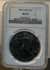 1989 Silver Eagle Coin - NGC MS69 S$1