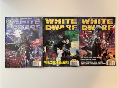 White Dwarf 1999 Vintage 3 Magazine Lot Issues 234, 235, 236 Warhammer Orks
