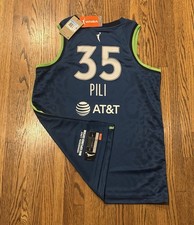 Minnesota Lynx Alissa Pili Nike Victory Explorer Edition WNBA Swingman Jersey 44