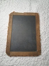 Antique Childs Dbl Side Wood Slate Chalkboard One Room School House