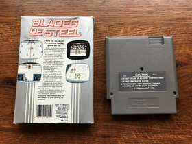 Blades of Steel Hockey Juego COMPLETO con Caja Nintendo NES - PROBADO 
