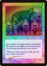 Reward the Faithful FOIL Scourge HEAVILY PLD White Uncommon MAGIC CARD ABUGames