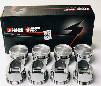 Sealed Power Hypereutectic Piston Set With Rings For Jeep 4.0L Engine (1996-2006, .030 Over)