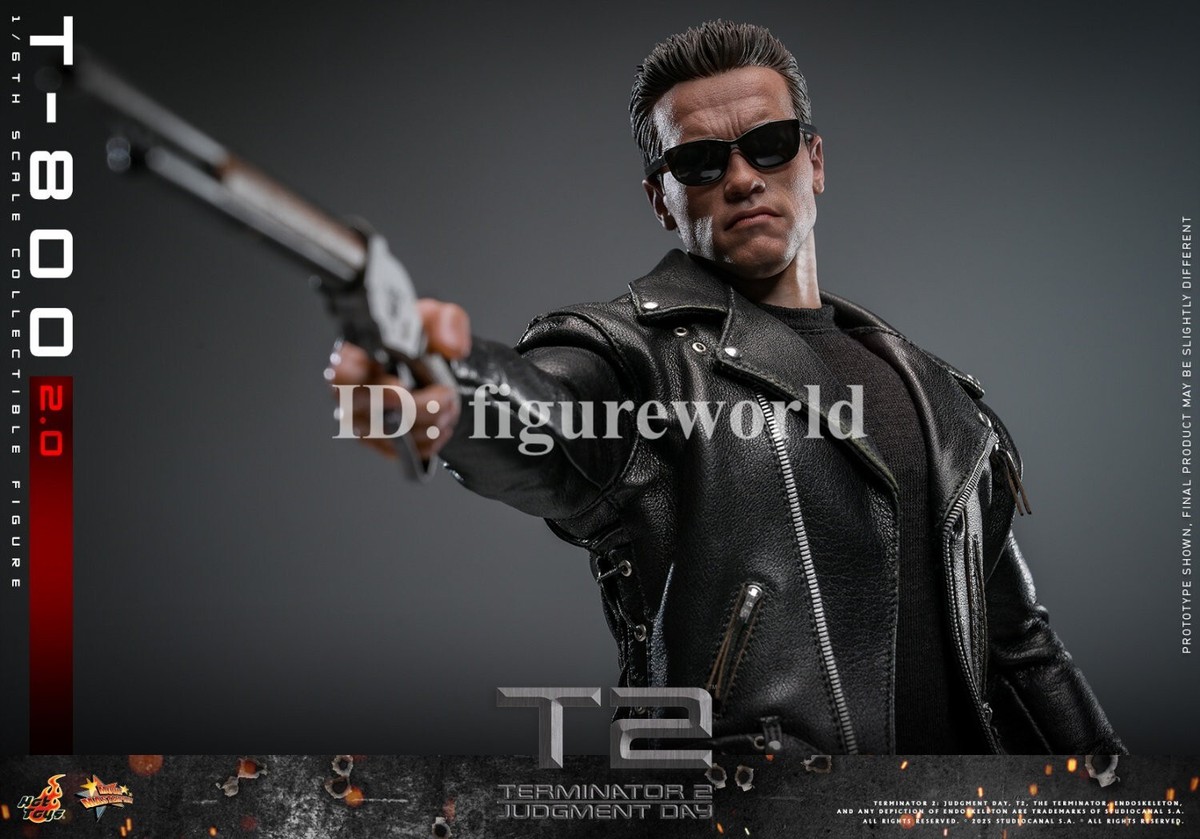 In stock Hot Toys MMS795 1/6 Terminator 2: Judgment Day T-800 2.0