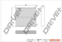 Dr!ve+ DP1110.12.0084 Filter, Innenraumluft FÜR Dacia Lada Nissan Renault