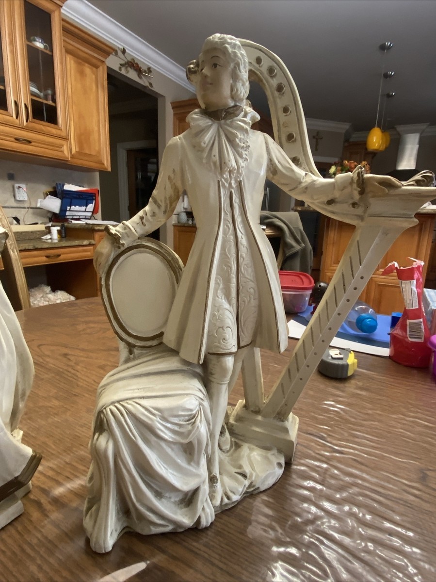 Set 2Vintage Universal Statuary Corp Chicago ILL 1958 16 Inches