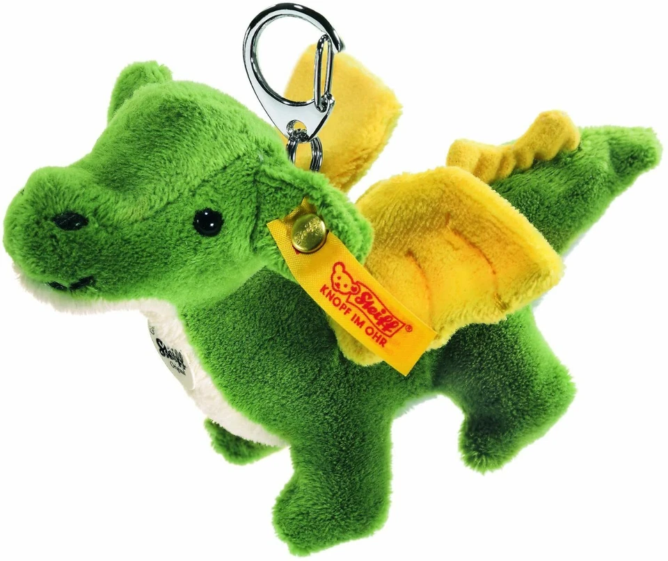 STEIFF® 112126 Schlüsselanhänger Drache, grün NEU unbespielt RARITÄT