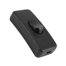 Torpedo Switch 2 Amp Switch Black Use Inline 2 or 3 Core for Small Appliance