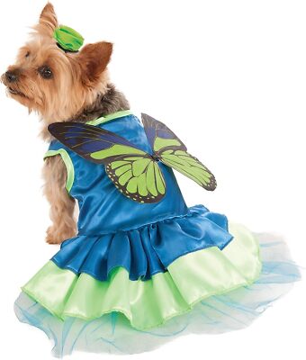 Pixie Pup Fairy Butterfly Animal Cute Fancy Dress Halloween Dog Cat Pet Costume