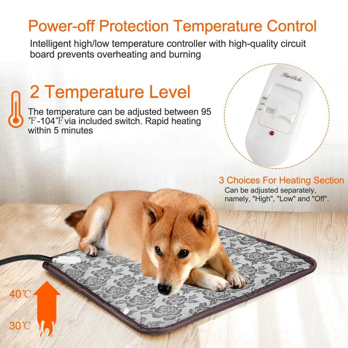 Electric heat pad for cheap cats