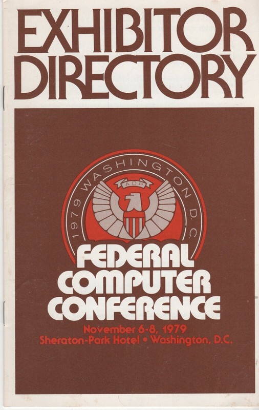ITHistory (1979) FEDERAL COMPUTER CONFERENCE Show Guide (CDC, Data General Q