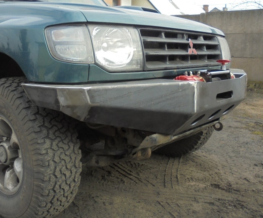 Mitsubishi Pajero Shogun 2 Steel Winch Bumper DIY eBay
