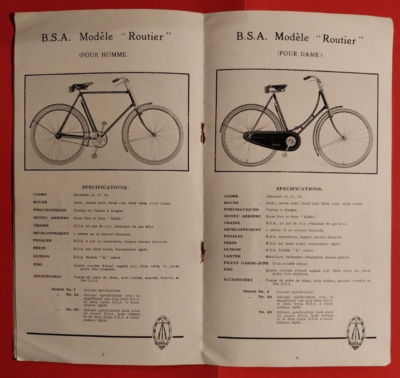 Catalogue De Bicyclette B.S.A 1908 C. - Vélo BICYCLE FAHRRAD