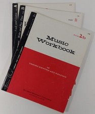 Look and Listen Piano Method Books A, B & 1b  by Frances Clarke, ca 1962