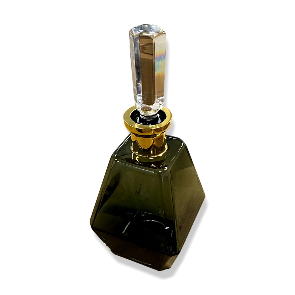 $250 Global Views Gris Humo 24-K Oro Cuello Botella Vino Jarra Foto 2 de 4