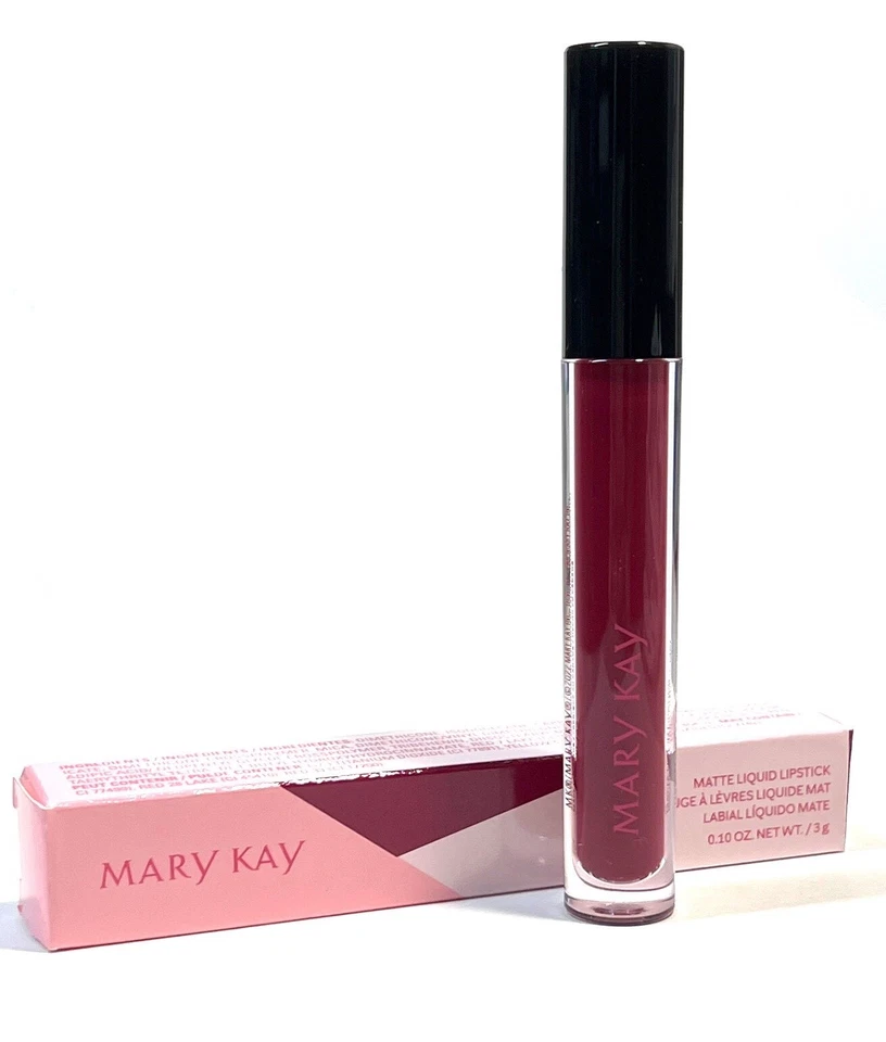 MARY KAY MATTE LIQUID LIPSTICK~YOU CHOOSE~RED, BURGUNDY, ESPRESSO, MAUVE OR NUDE - Image 2 of 4