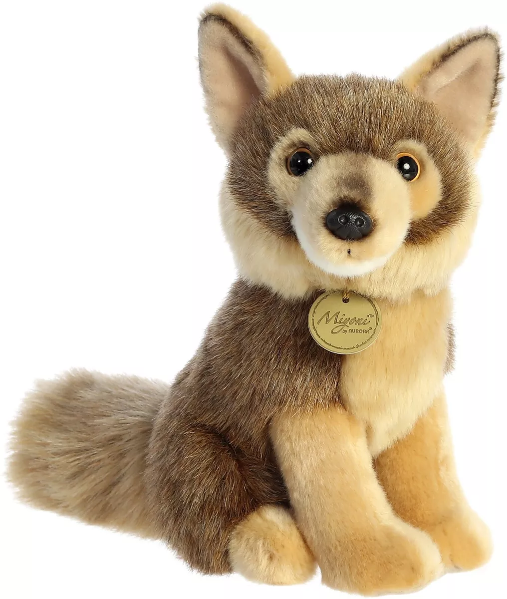 Aurora - Medium Brown Miyoni - 9.5 Coyote - Adorable Stuffed Animal