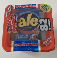 WACKY PACKAGES WORLDS SMALLEST MINI 3D NEW SEALED SERIES 3 ALE BOX 3D Puny Minis