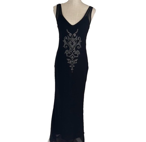 navy blue dress for baby girl Betsey Johnson Women's Square Neck Gathered Asymmetric Hem Mini Dress Black / 14 main image 0