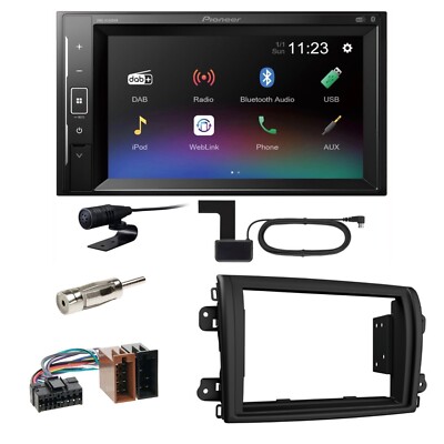 Pioneer DMH-A240DAB Digitalradio Bluetooth Einbauset für Fiat Ducato 8 ab 2022