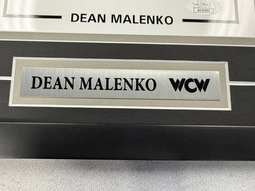 Foto firmata Dean Malenko Jsa Auto personalizzata incorniciata WCW Wrestling - Foto 3 di 4
