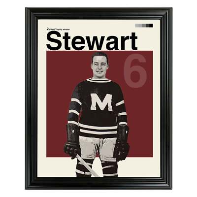 Nels Stewart Framed Sports Art Photo by Thomas Maxwell
