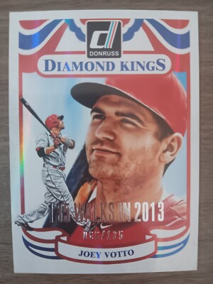 2014 Panini Donruss Diamond Kings Season Stat Line /135 Joey Votto #226