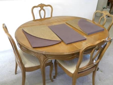 Drexel Touraine Dining Collection- Table, 4 Chairs, Server and China Cabinet