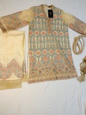 Pakistani Sapphire NEW 3 Piece Readymade Stitched Small Shalwar Kameez Stitched