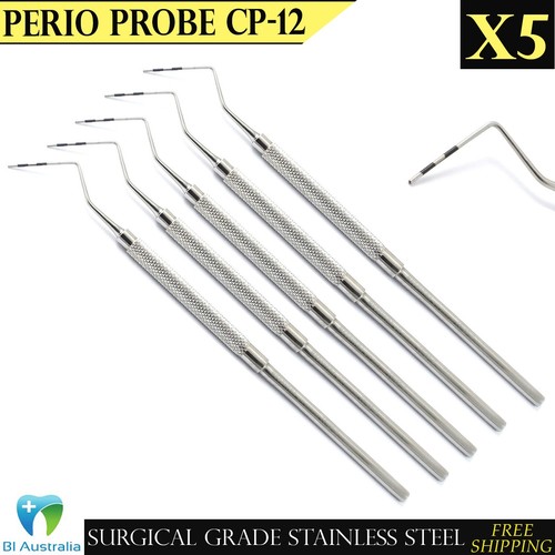 Examination Depth Measuring Probes CP-12 Dental Periodontal Instruments New X5 - Bild 1 von 4