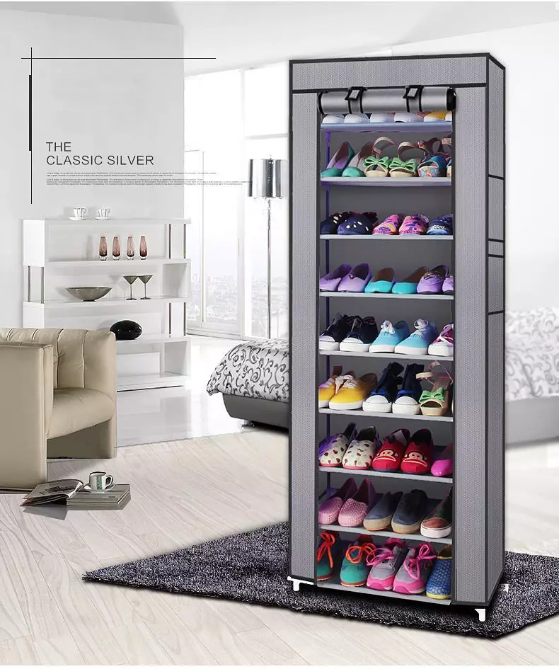 Shoe holder store for closet