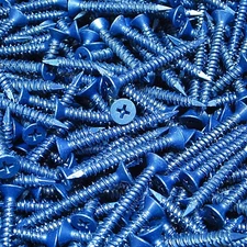 (4,000) 3/16" X 1-3/4" Phillips Flat Head Masonry Concrete Screw Tapcon Anchor 