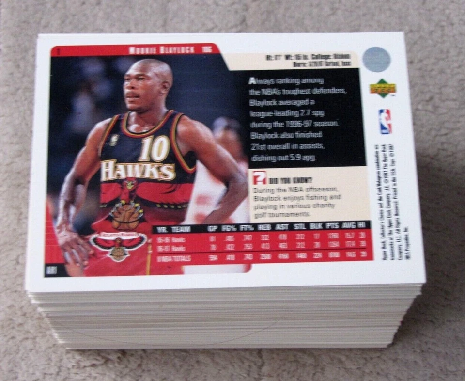 1997-98 Collector's Choice Basketball (Cards # 1-200) (Pick Choose Complete) - Image 2 of 2