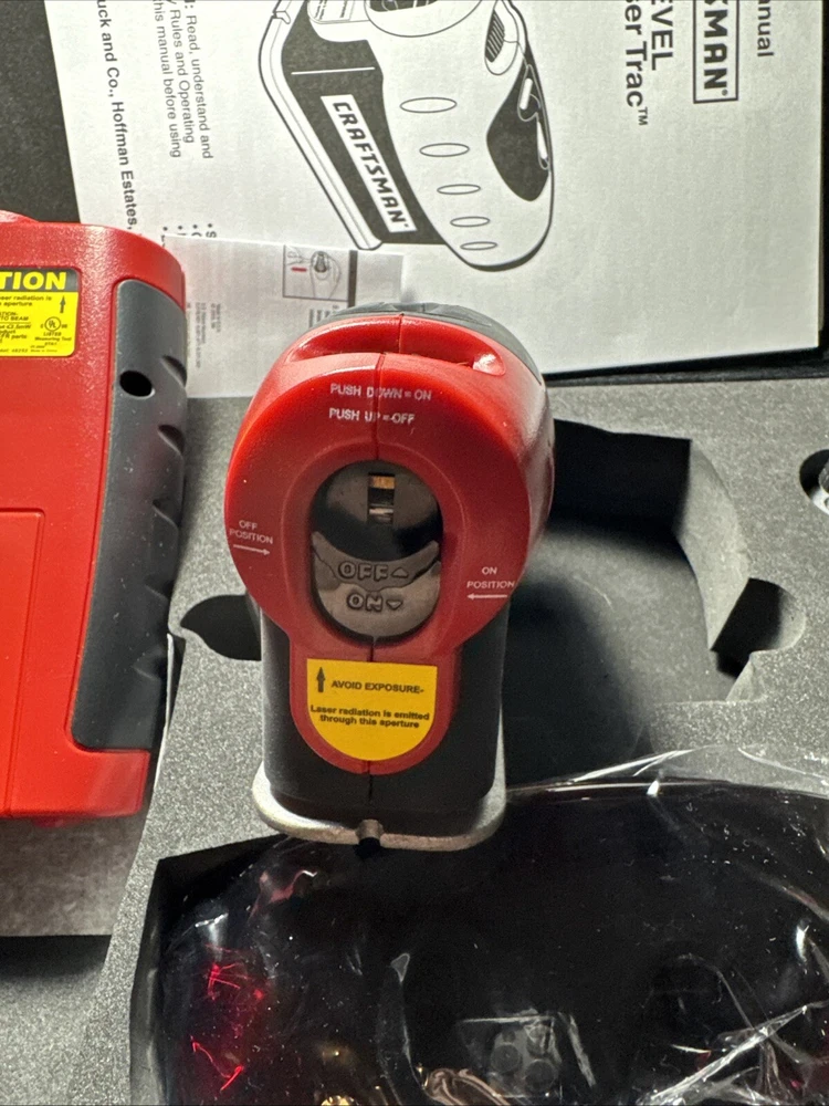 Craftsman Laser Level Trac Combo Kit 4 in 1 Measuring Tool Set #9-48255
