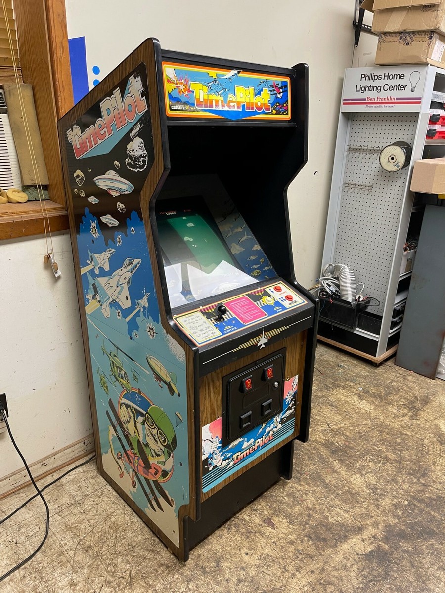 1982 Centuri TIME PILOT dedicated Video Arcade Game - FREE