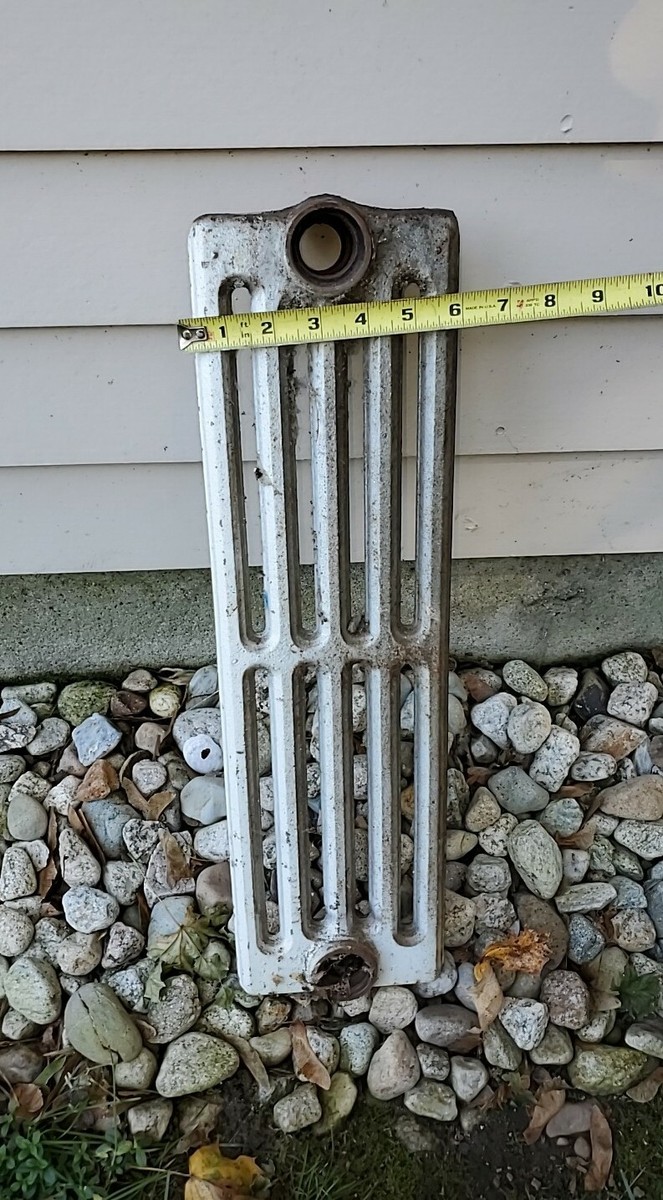 Antique Steam Hot Water Cast Iron Radiator Heater Sections from 1900s home  20 | eBay