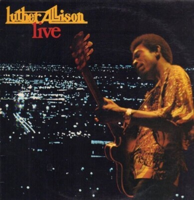 Luther Allison Live Blue silver Vinyl LP