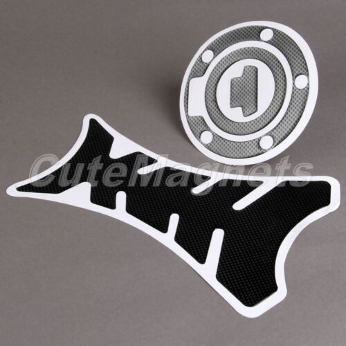 Fuel Tank Decal Carbon Gas Pad Cap Sticker Suzuki GSX-R 1000 2000-2002 GSX1400 - Picture 3 of 10