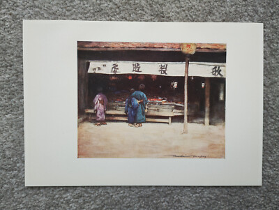 Chums - antiker japanischer Kunstdruck - 1905