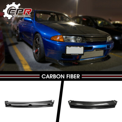 Grille de pare-chocs avant en fibre de carbone style OE pour Nissan Skyline soldes R32 GTR