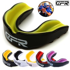 CFR Gel Gum Mouth Guard Shield Teeth Grinding Boxing MMA Sports MouthPiece Case