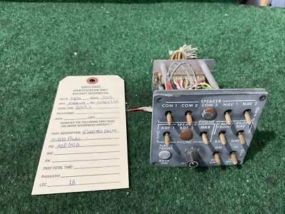 ASP310A, ASP-310A, Electrodelta Audio Panel - Cessna 310Q