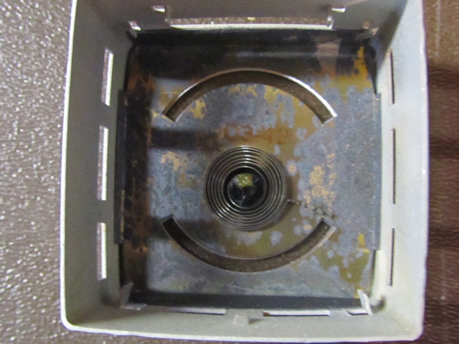 ROBERTSHAW UNI-LINE Thermostat Cover 21-933 Gray 21-933-1 metal cover