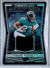 LEONARD FOURNETTE 2018 Obsidian GALAXY GEAR PATCH DIE CUT /100 Buccaneers #GG-11