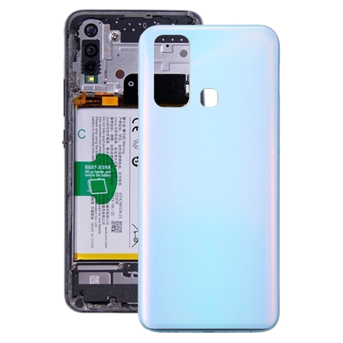 For Vivo Y50 1935 Battery Back Cover White